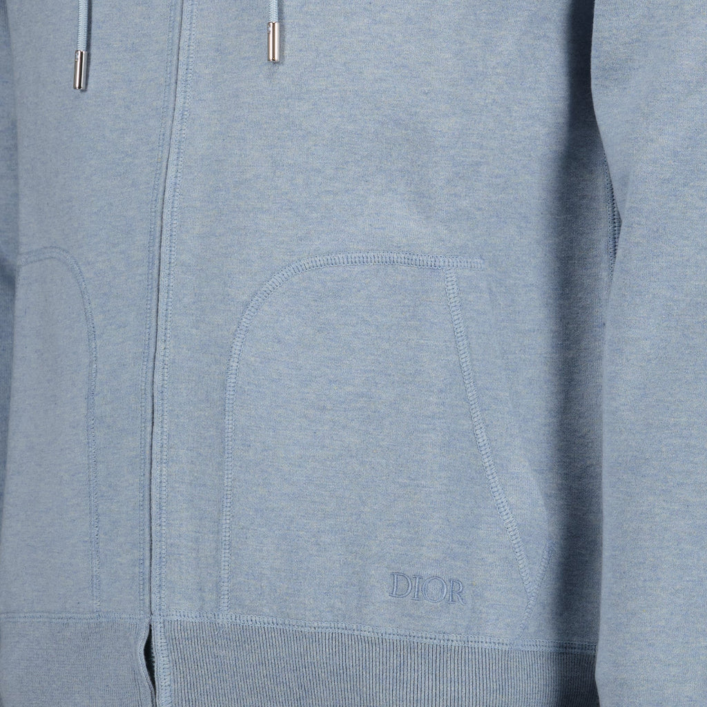 Oblique zipped sweatshirt