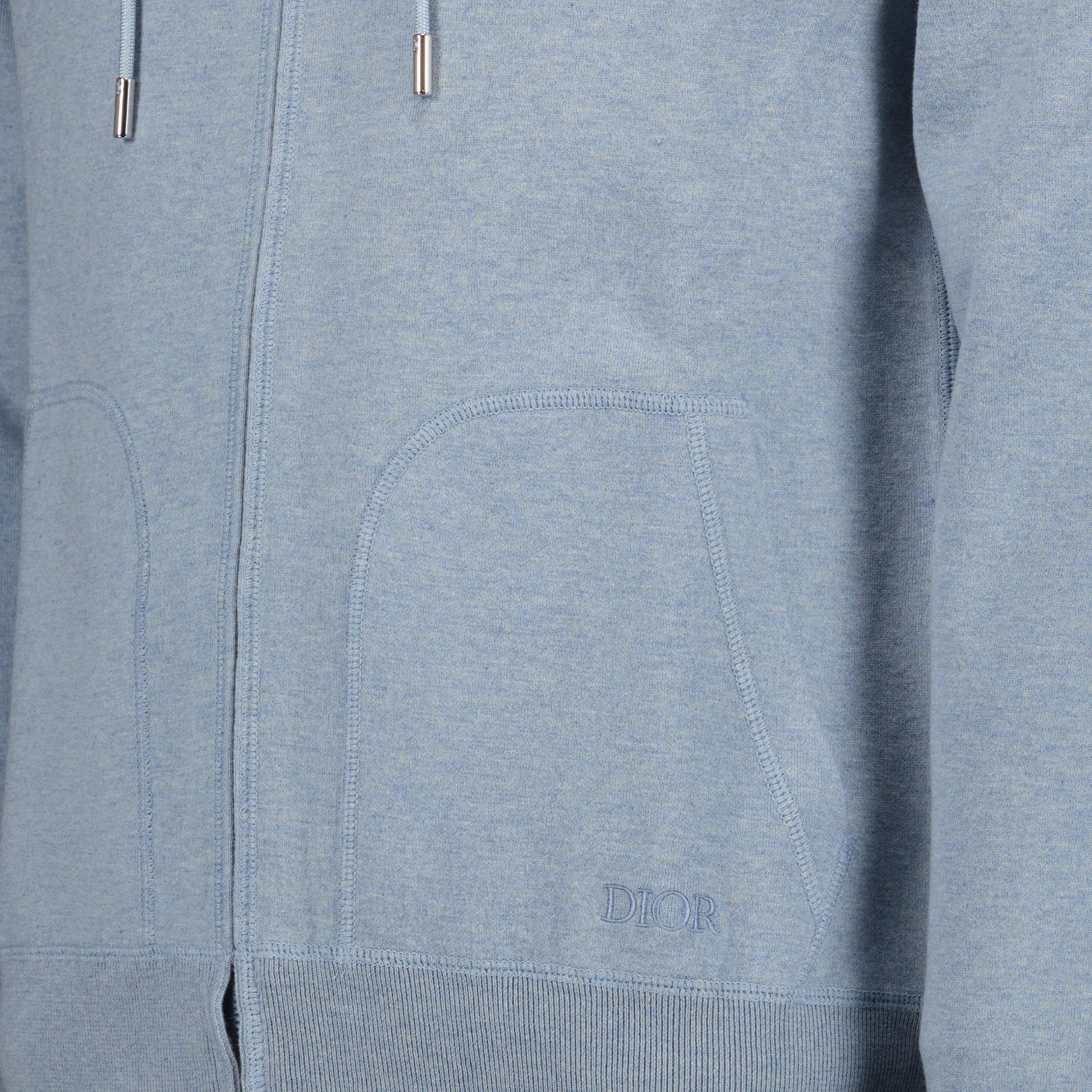 Oblique zipped sweatshirt
