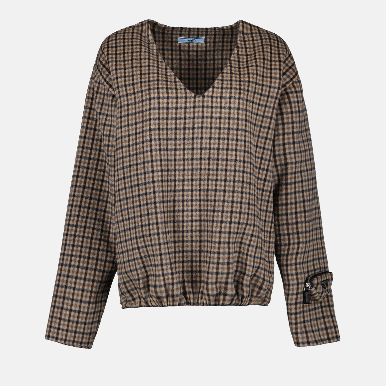 Checked Sweater
