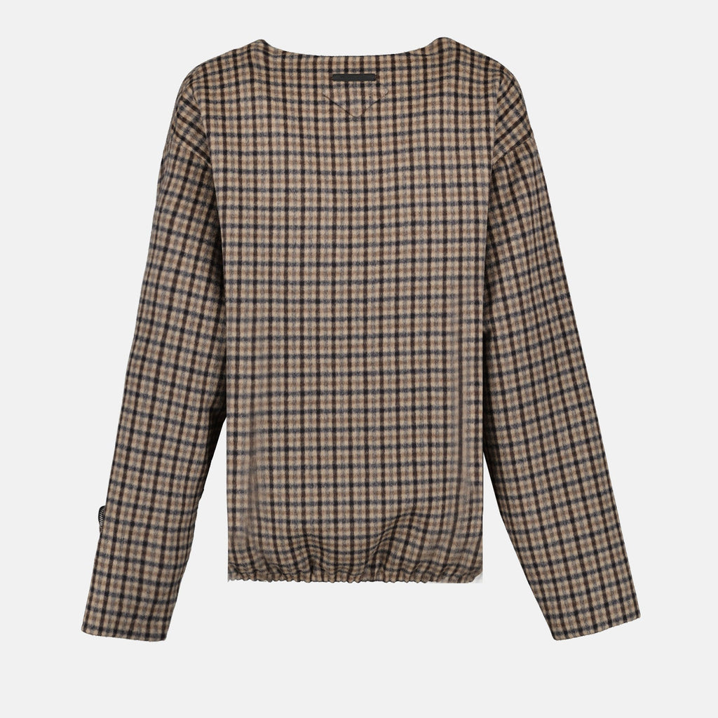 Checked Sweater