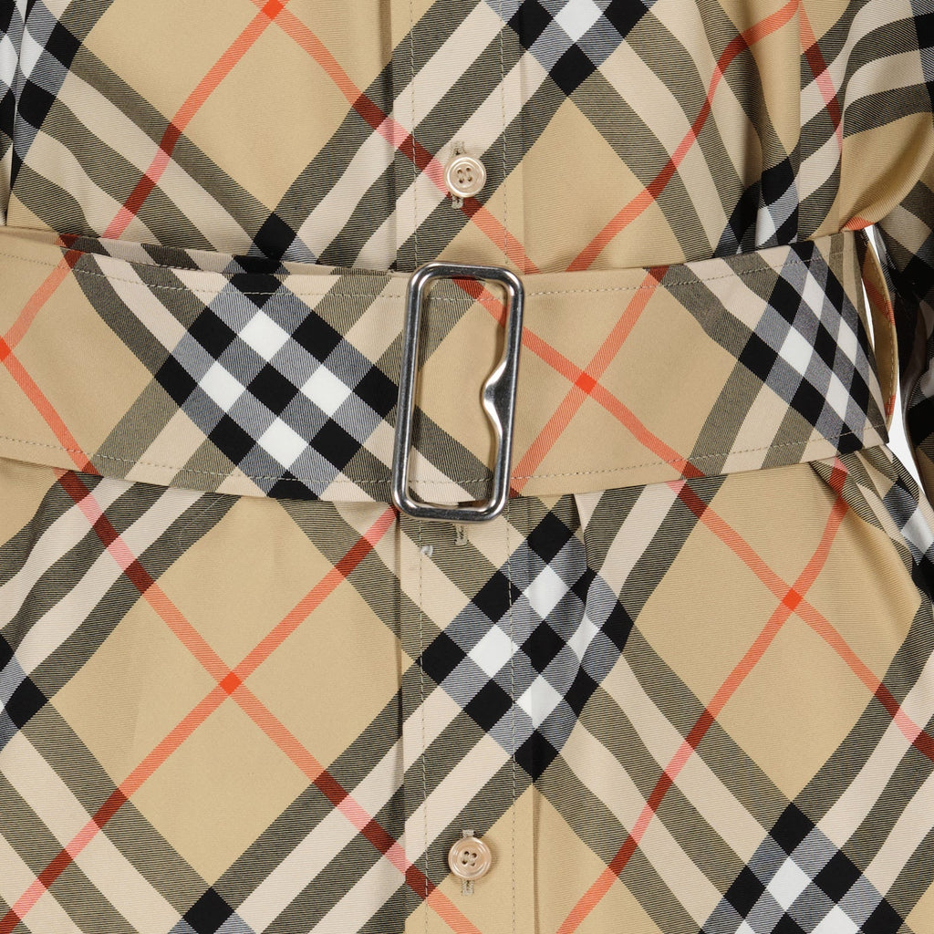 Checked Shirt Dress