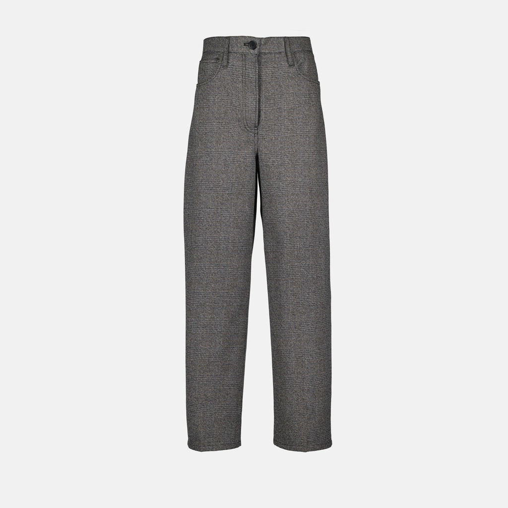 Checked Pants