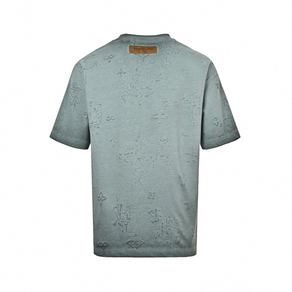 Monogram "Pulse" Embroidered T-Shirt