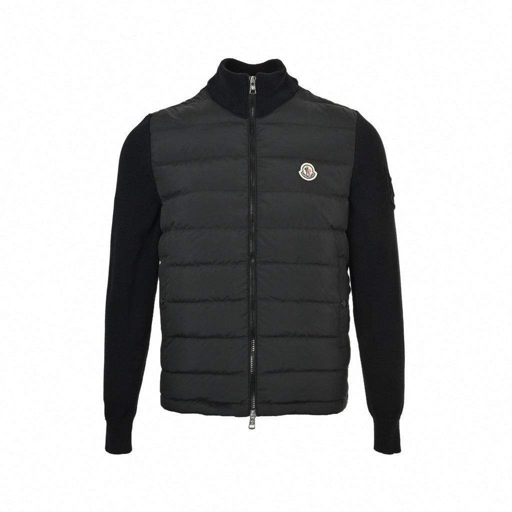 Hybrid Wool Knit Down Cardigan