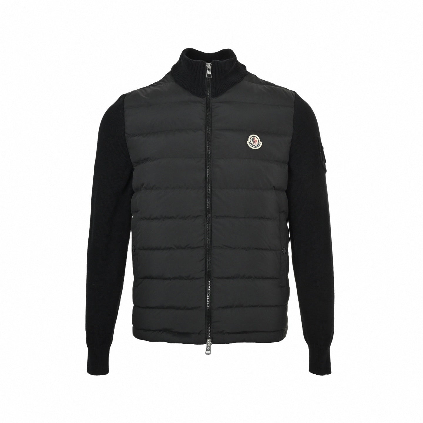 Hybrid Wool Knit Down Cardigan