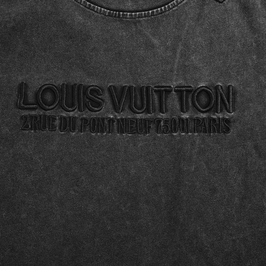 Pont Neuf Address Tee | Vintage Black