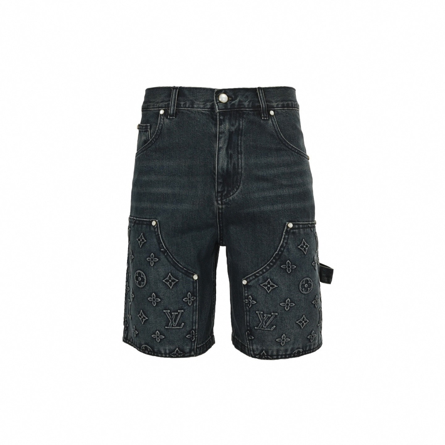 Monogram Embossed Carpenter Shorts