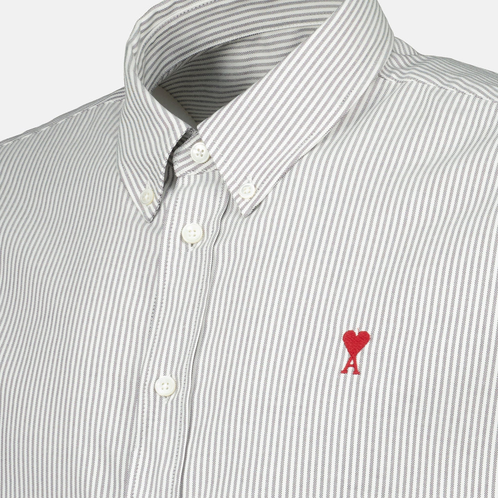 White Striped Ami de Coeur Shirt