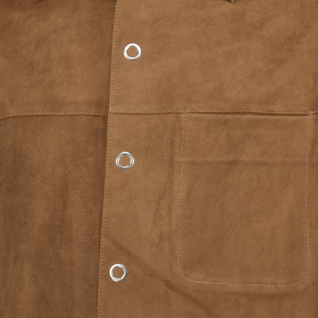 Leather Shirt Jacket