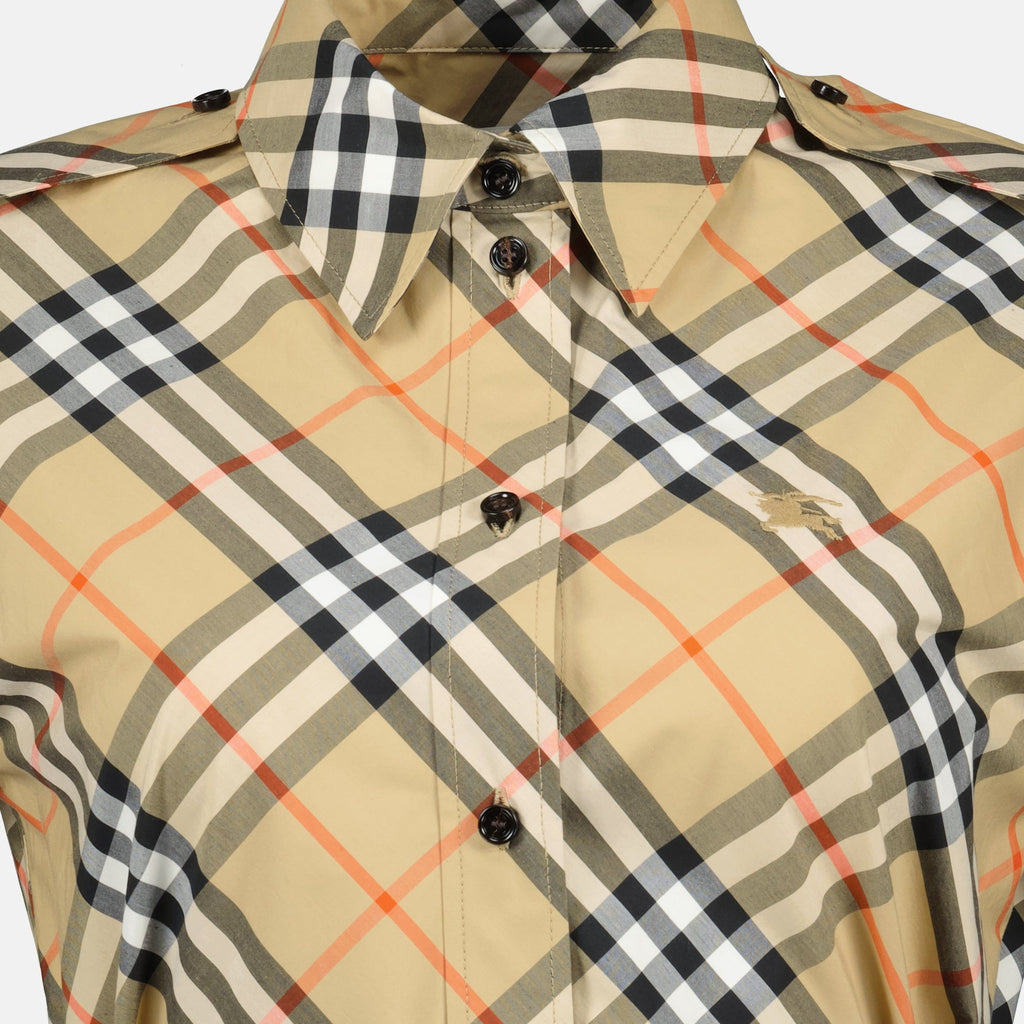 Check Shirt Dress
