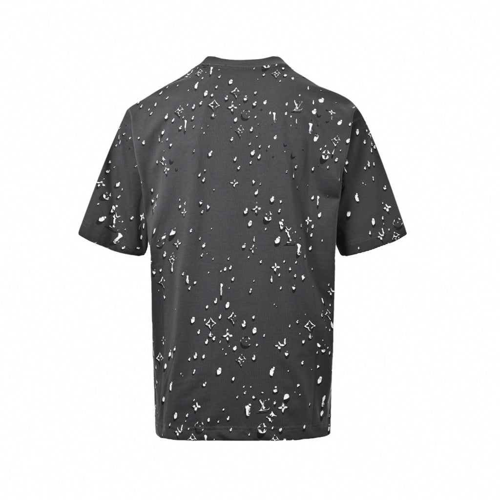 Monogram Water Drop T-Shirt | Charcoal Grey
