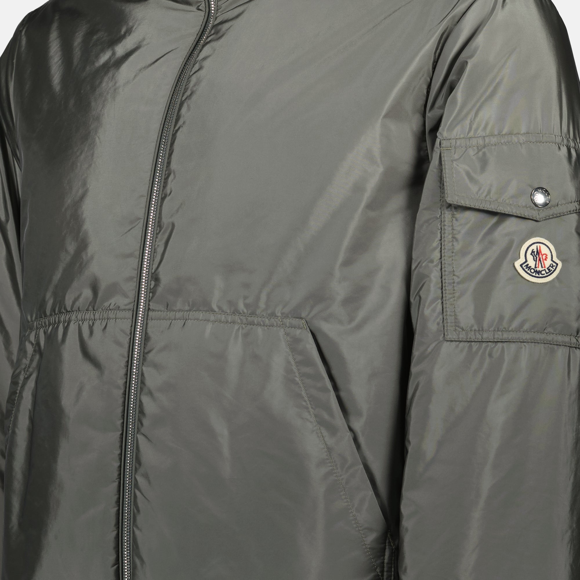 Poiliot Grey Bomber Jacket