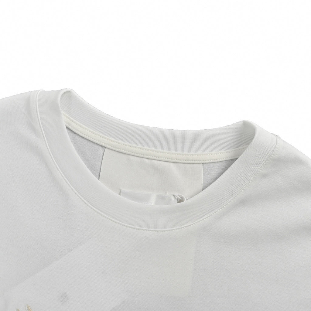 Pegasus Embroidered Crest T-Shirt | White