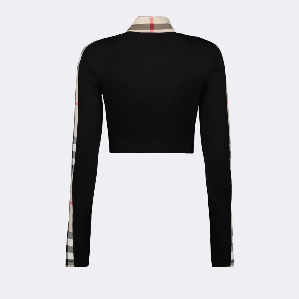 Zip-Up Cropped Top