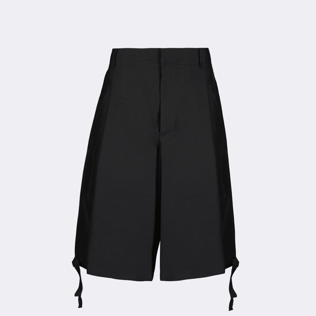 Wide Bermuda shorts