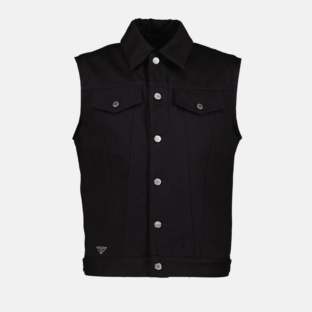 Sleeveless Denim Jacket