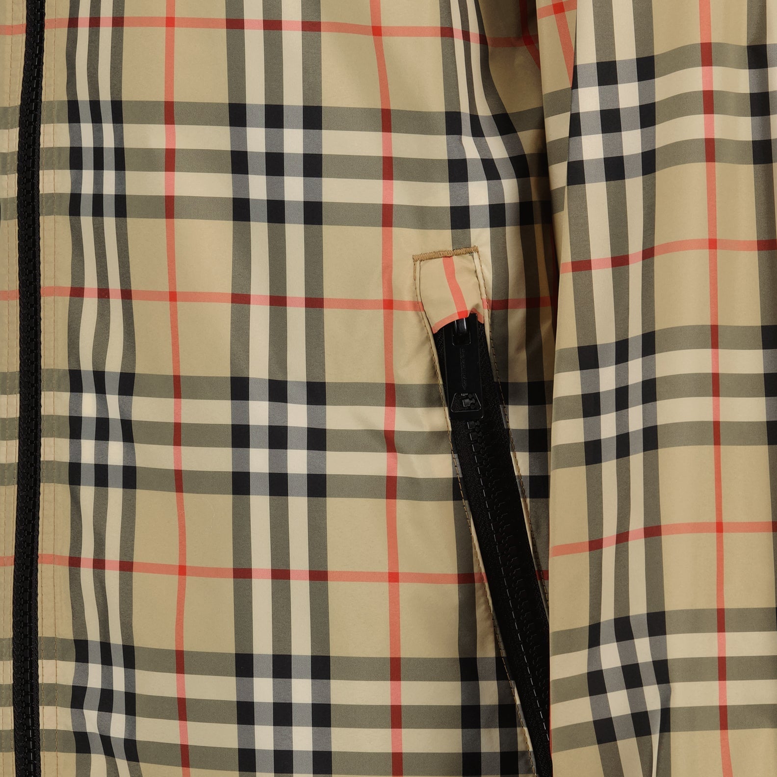 Checked Windbreaker