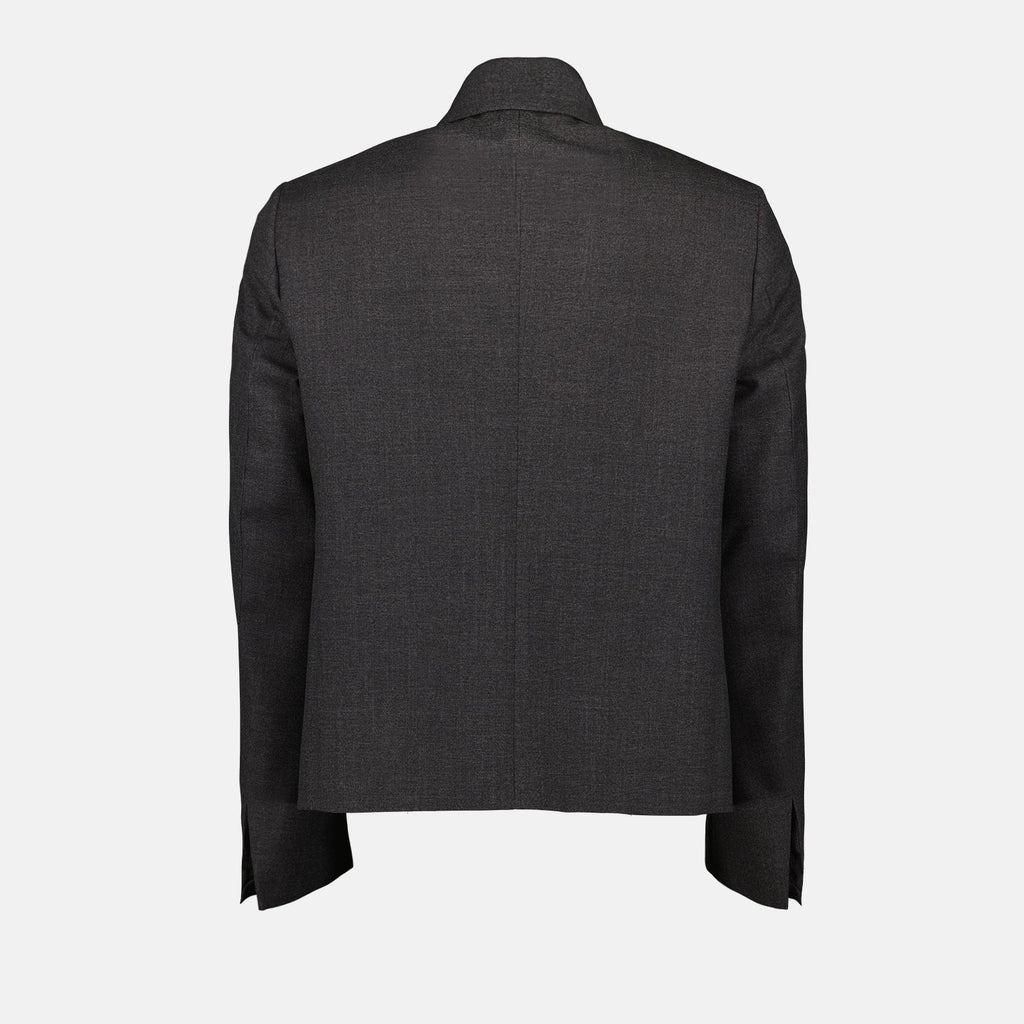 Zip-Up Wool Jacket