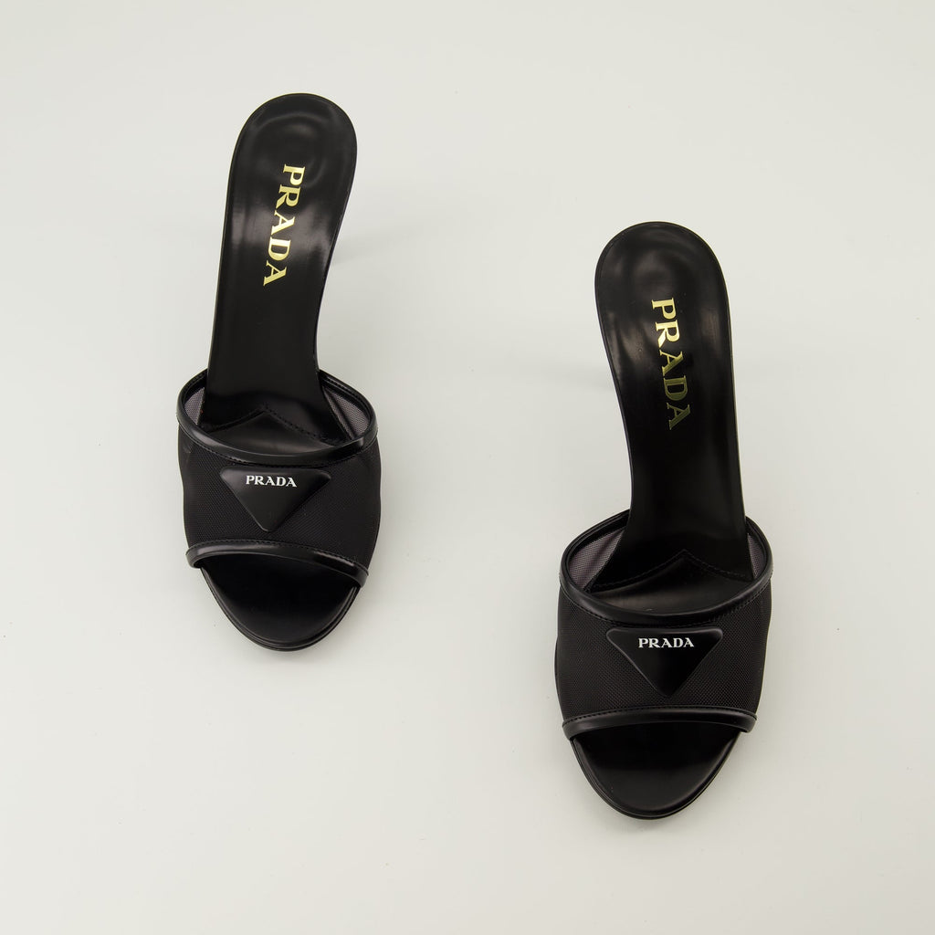 Black Heeled Sandals