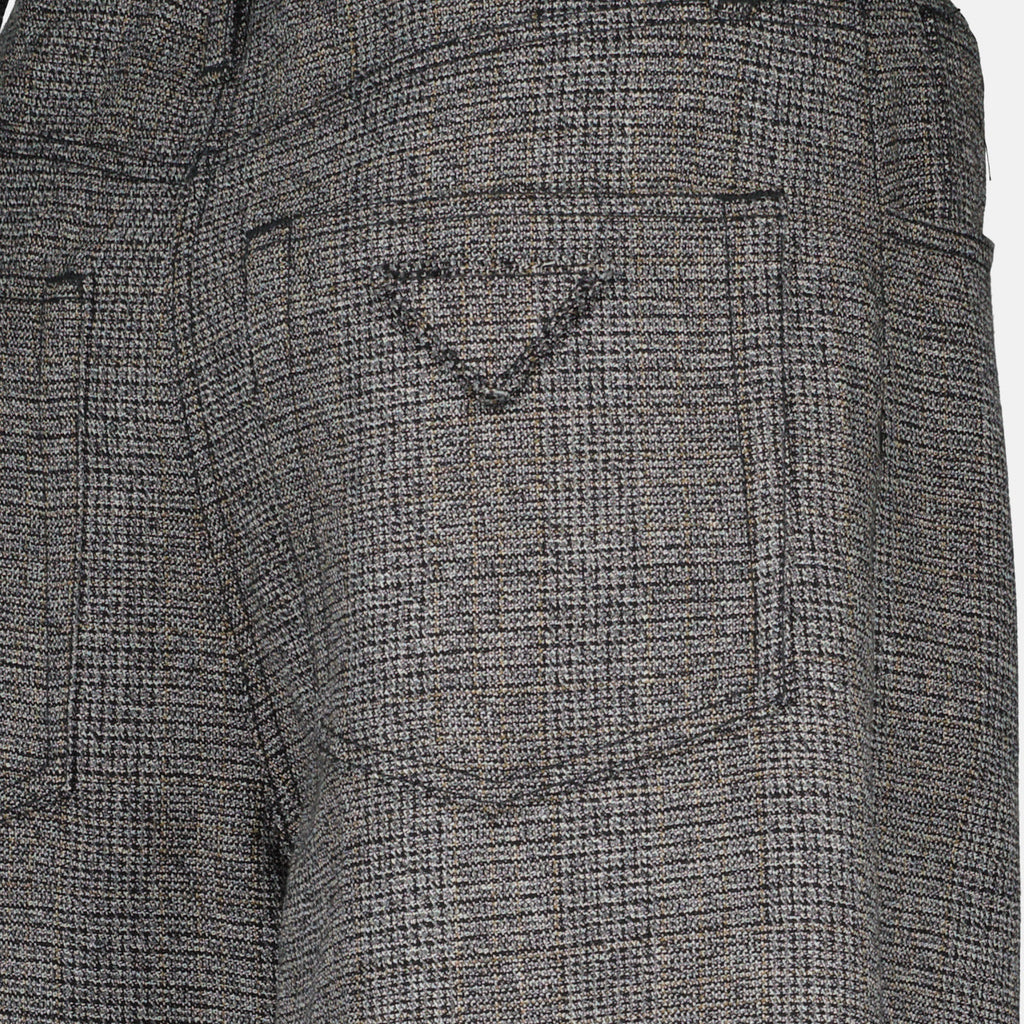 Checked Pants