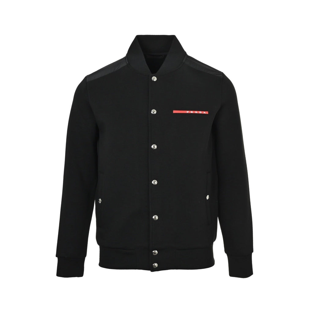 Black bomber jacket