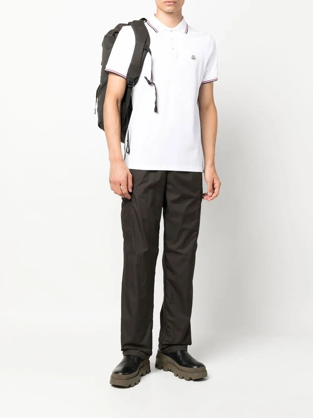Tricolor Piping Polo