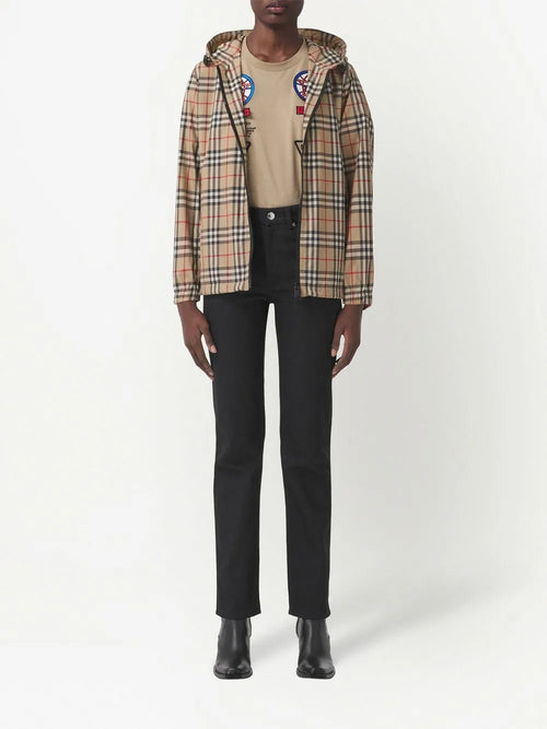 Checked Windbreaker