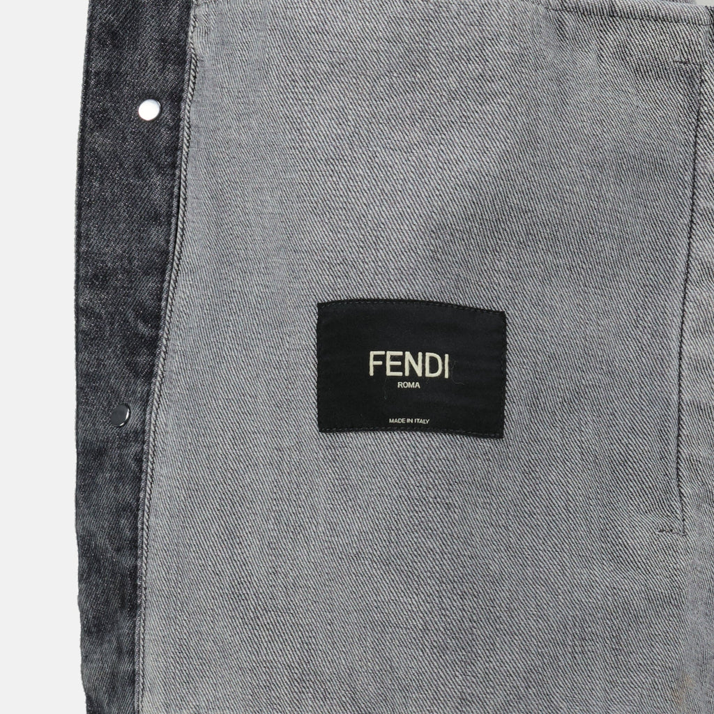 Gray Denim Shirt
