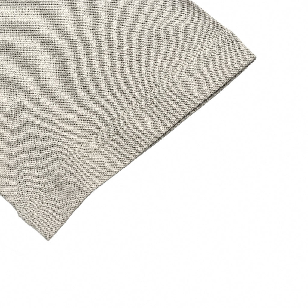 Tipped Collar Pocket Polo | Light Grey