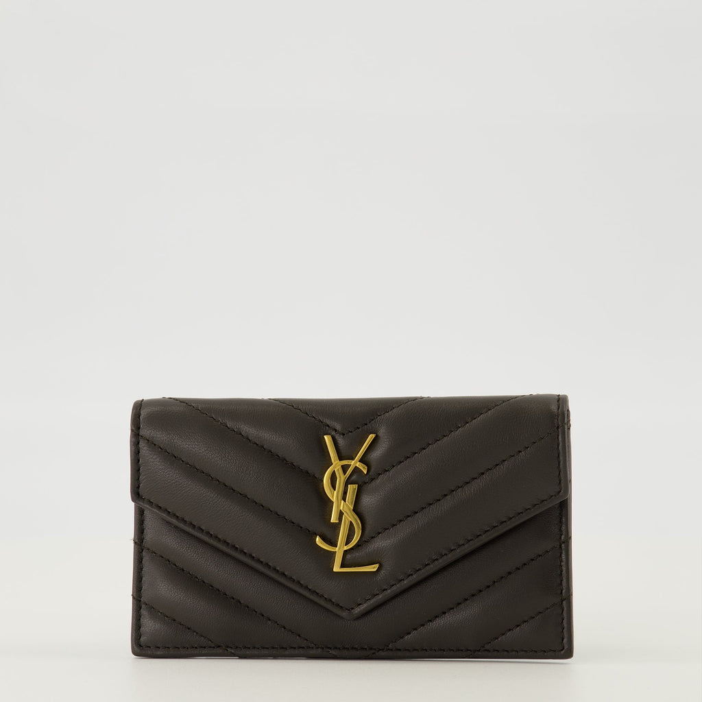 Cassandre Fragments Brown Card Holder