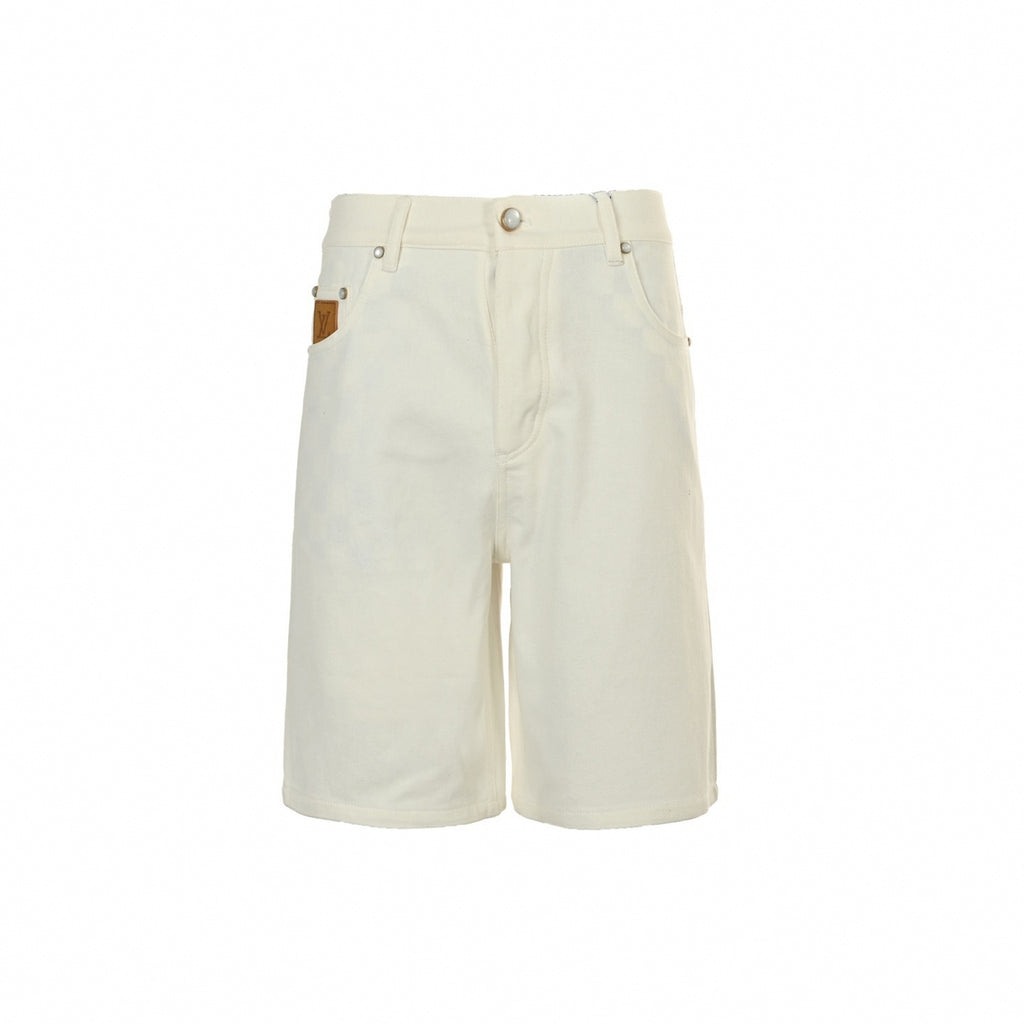 Embroidered LV Denim Shorts | Off-White
