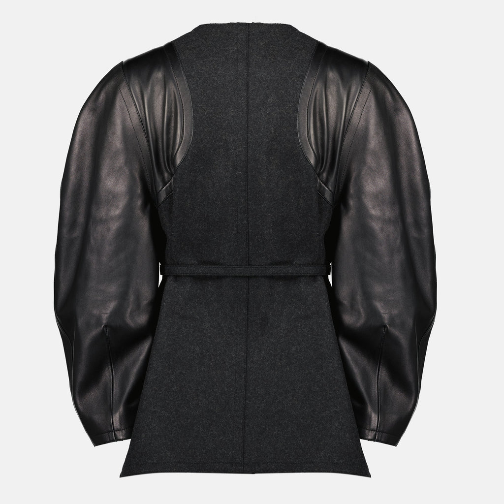Wool and Leather Jacket