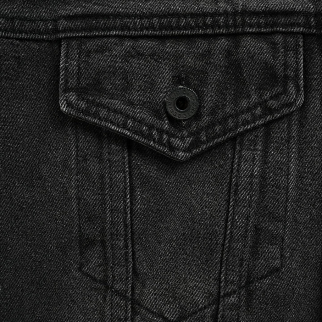 Tape Arrow Denim Jacket | Black