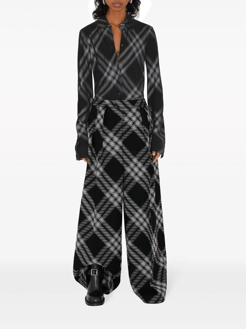 Checked Pants