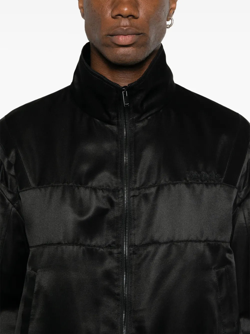 Satin Teddy Bomber