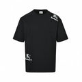 Asymmetrical Distressed Logo T-Shirt | Black