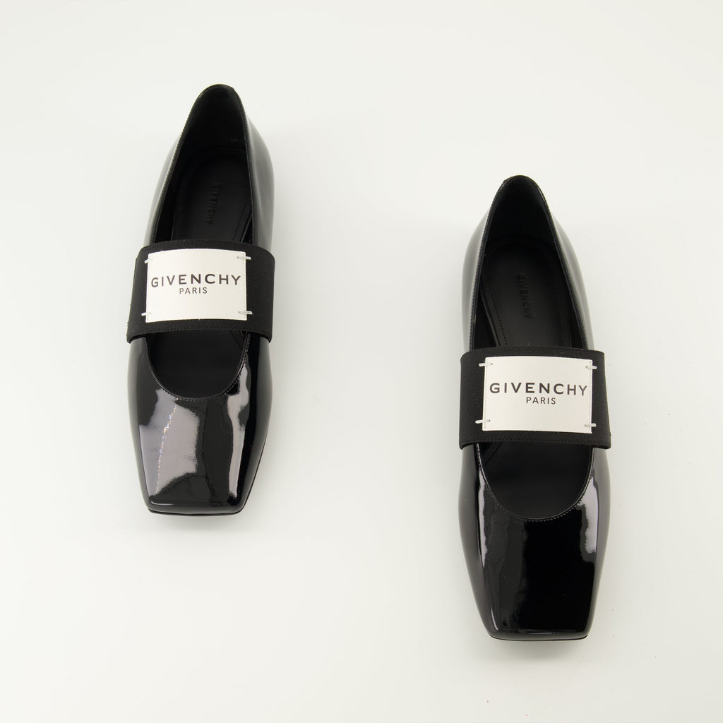 Sliced Square Ballet Flats