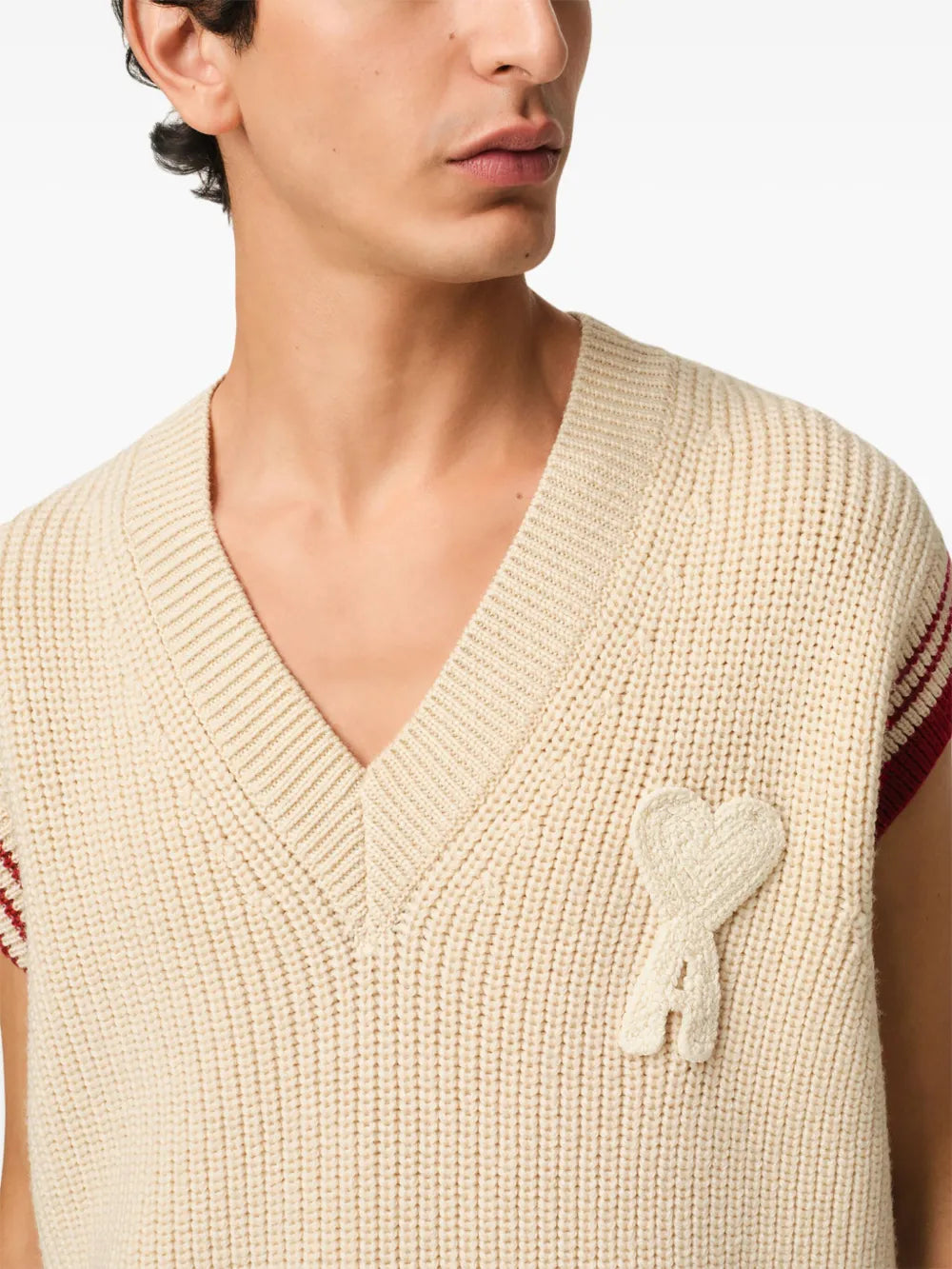 Sleeveless Ribbed Sweater