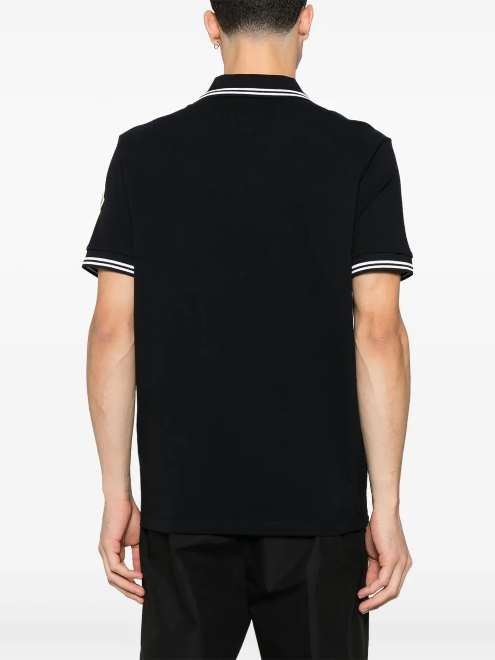 Striped Trim Polo