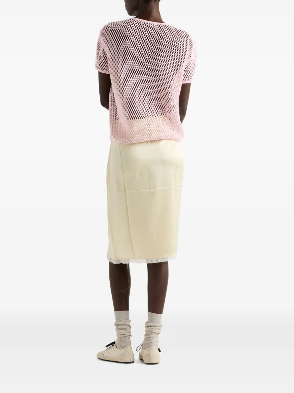 Cotton Mesh Top