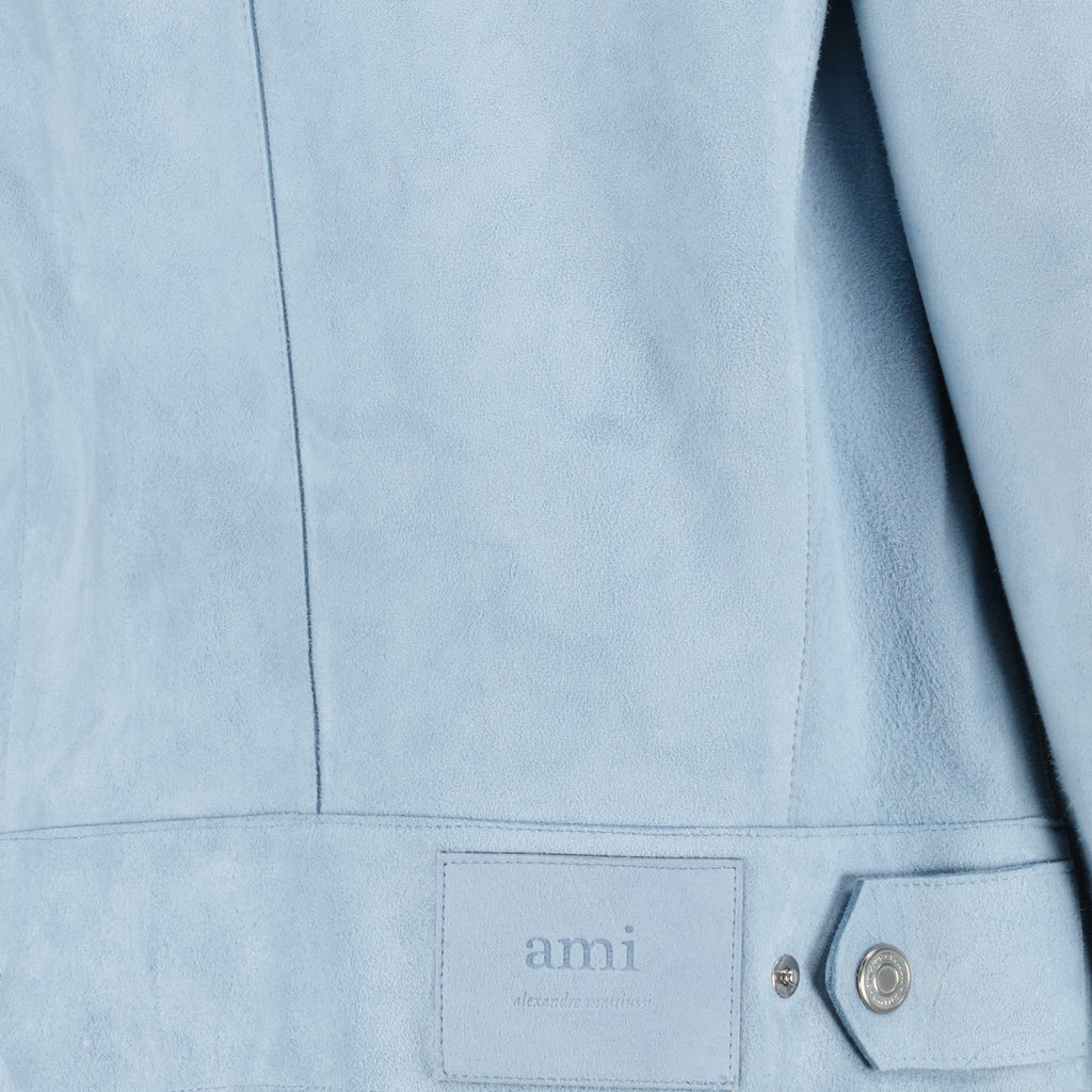 Blue Leather Jacket
