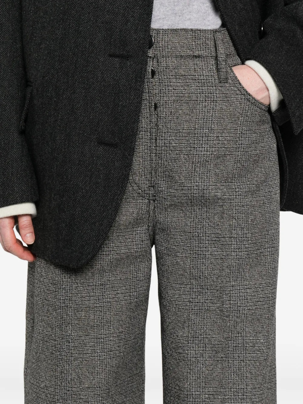 Checked Pants