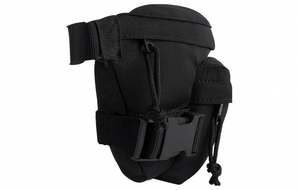 Logo Patch Canvas Belt Bag | Black