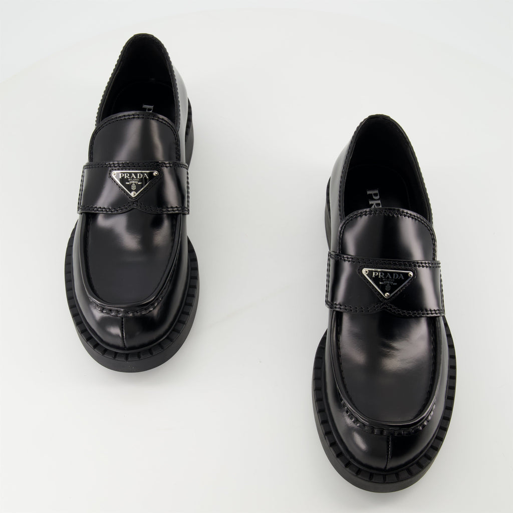 Chocolate Leather Loafers