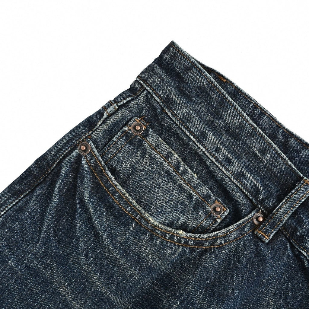 Washed Indigo 'Unifit' Jeans