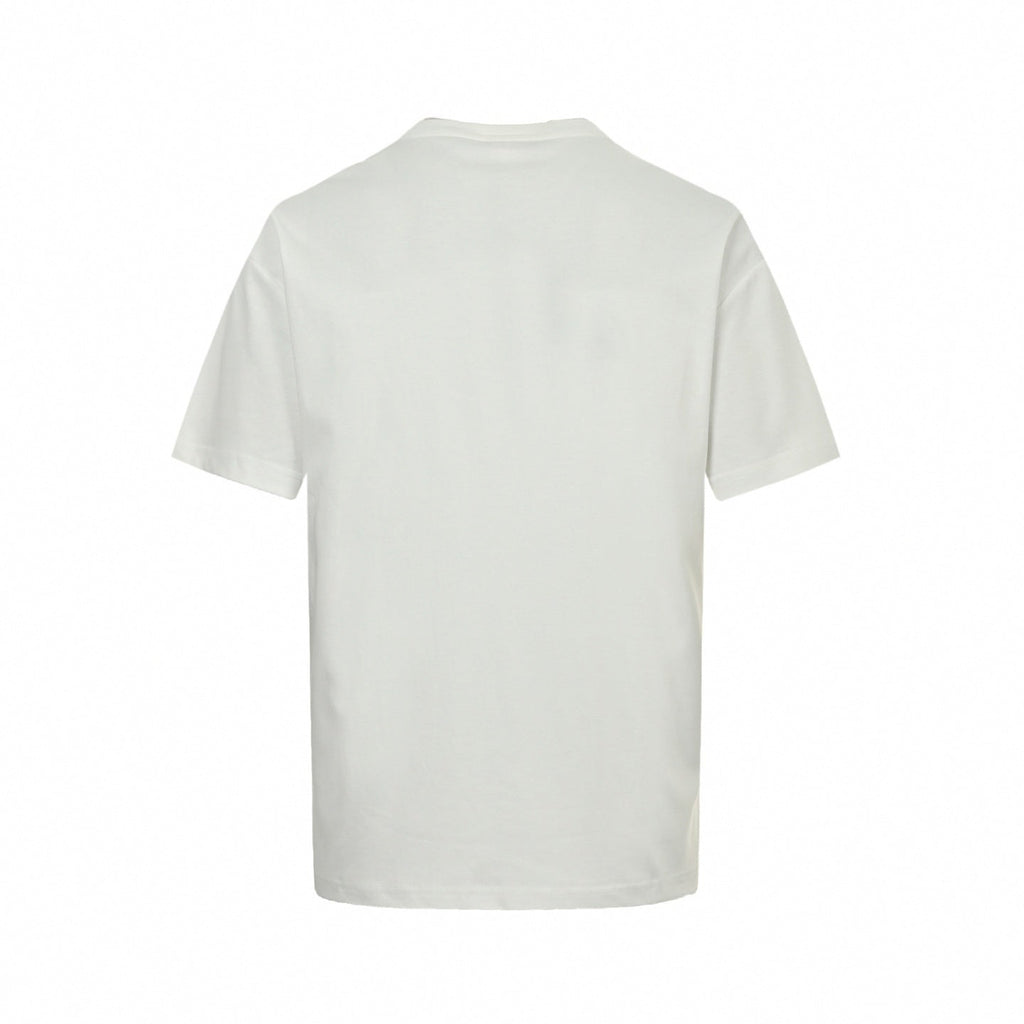 Voyage Stamp Cotton T-Shirt | White