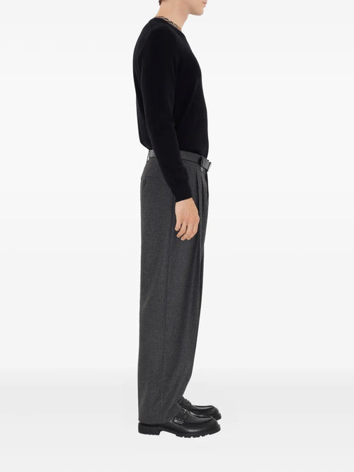 Check Wool Sweater