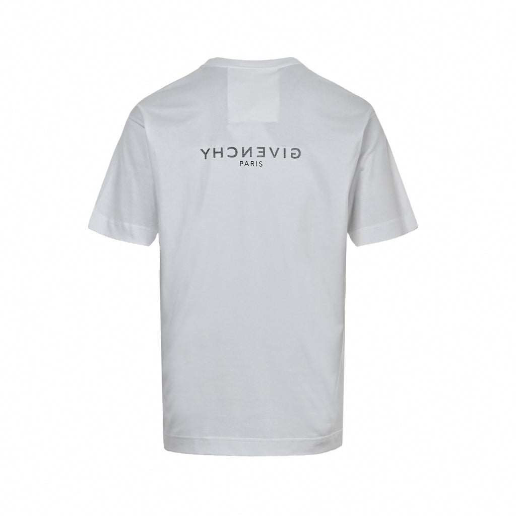 Calligraphic Monogram Logo T-Shirt | White