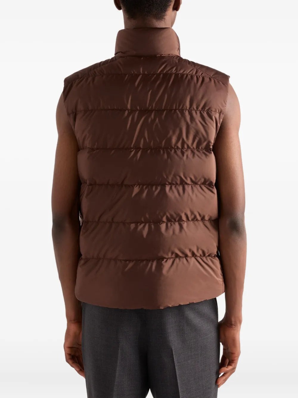 Sleeveless Nylon Puffer Jacket