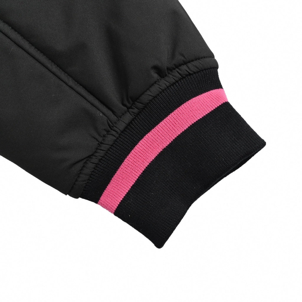 Dior 47 Graphic Cotton Bomber Jacket | Black & Neon